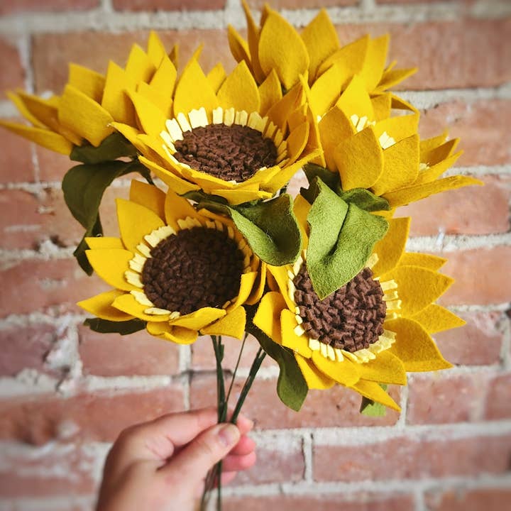 Felt Sunflower and other Purchase Wholesale white sunflower. Free Returns & Net 60 Terms on Faire trending on Faire.