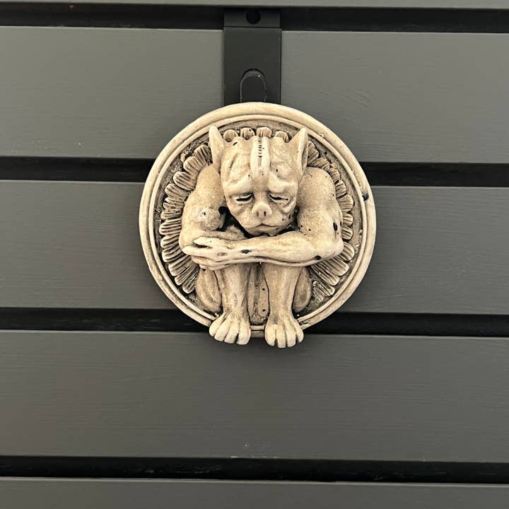 Masterpiece Studio - Wholesale Wall Accent - Squatting Gargoyle Wall Plaque (GA16)1