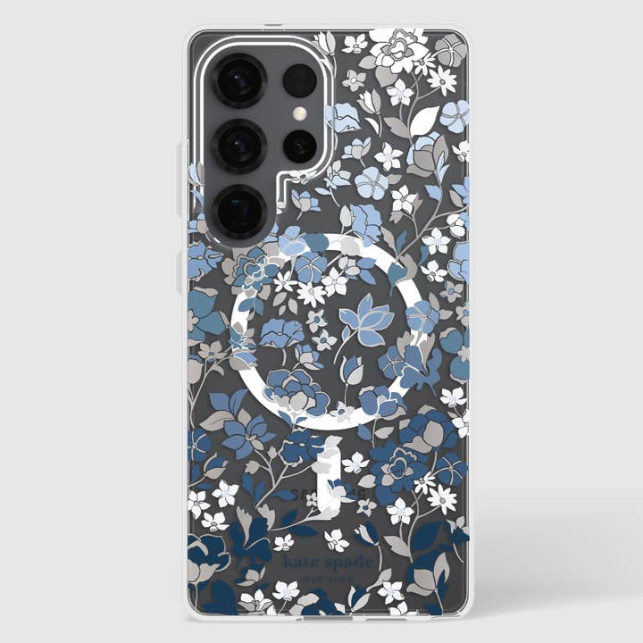 Case-Mate - Wholesale Phone Case - Women's - kate spade new york Samsung Galaxy S25 Ultra Flowerbed Blue