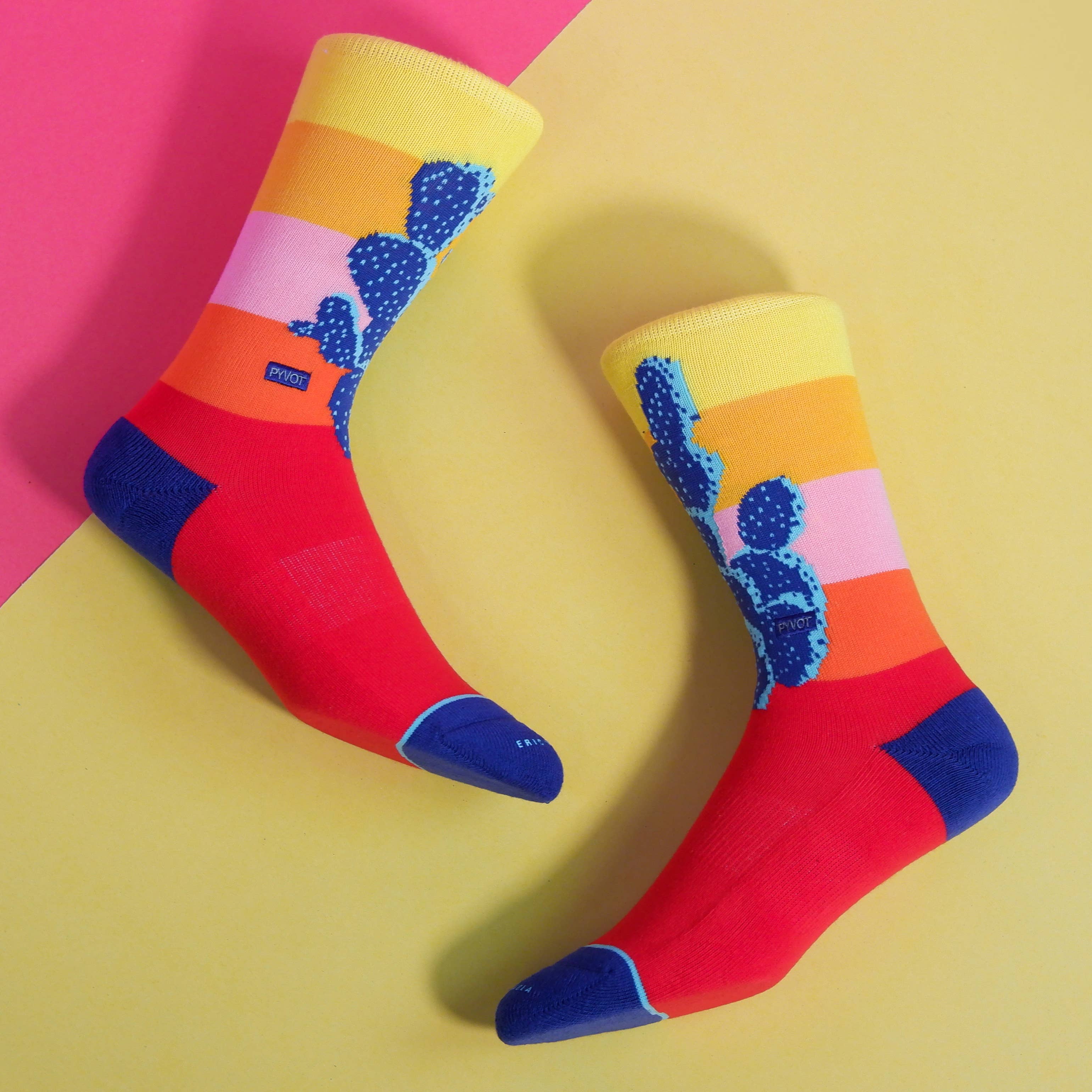 Red SANTA-RITA Socks for wholesale on Faire3