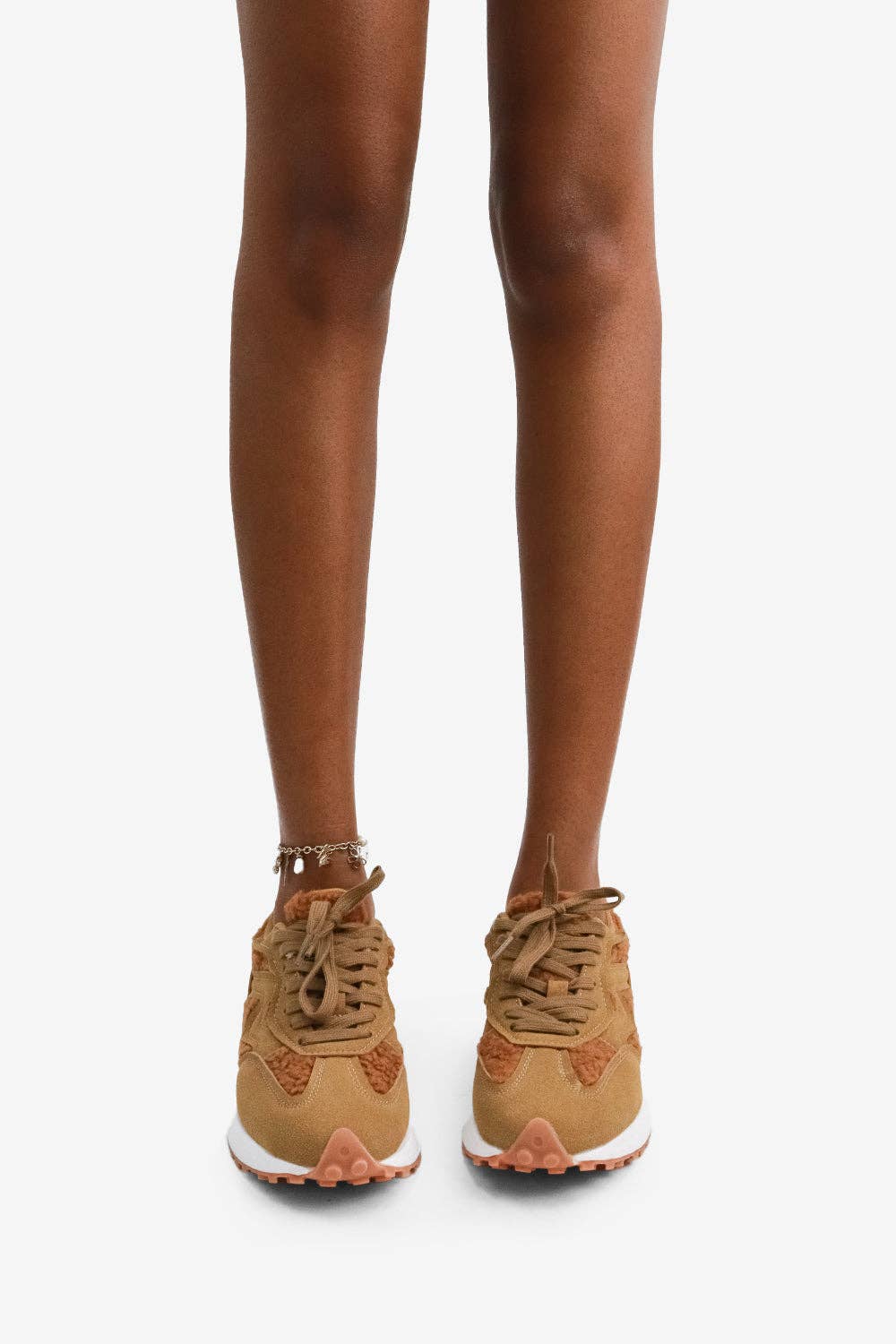 Lemonade Shoes - Wholesale Lifestyle Sneakers - Women's - CALINO - Suede Sneaker w/ Shearling Detail and Chunky Sole18