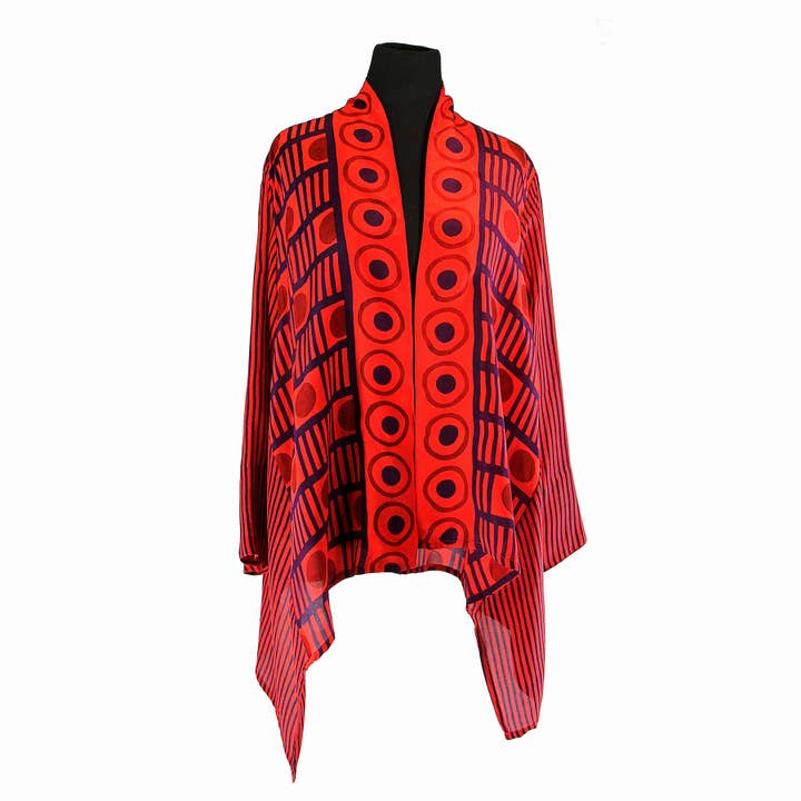 Veste kimono - Zinnia pour la vente par Harshita's Designs