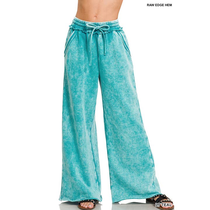 ',,,,....Acid Wash Fleece Palazzo Sweatpants W/Pockets SI-26832 and other Purchase Wholesale camo fleece sweatpants. Free Returns & Net 60 Terms on Faire trending on Faire.
