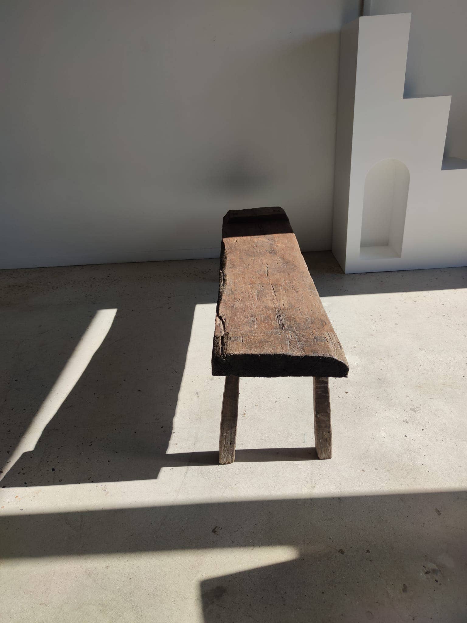 Office Objets - Wholesale Bench - Very large antique teak bench H:50cm L:2m0678