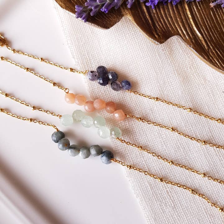 GEORGE-armband i rostfritt stål med valfria stenar för wholesale av GINANDGER