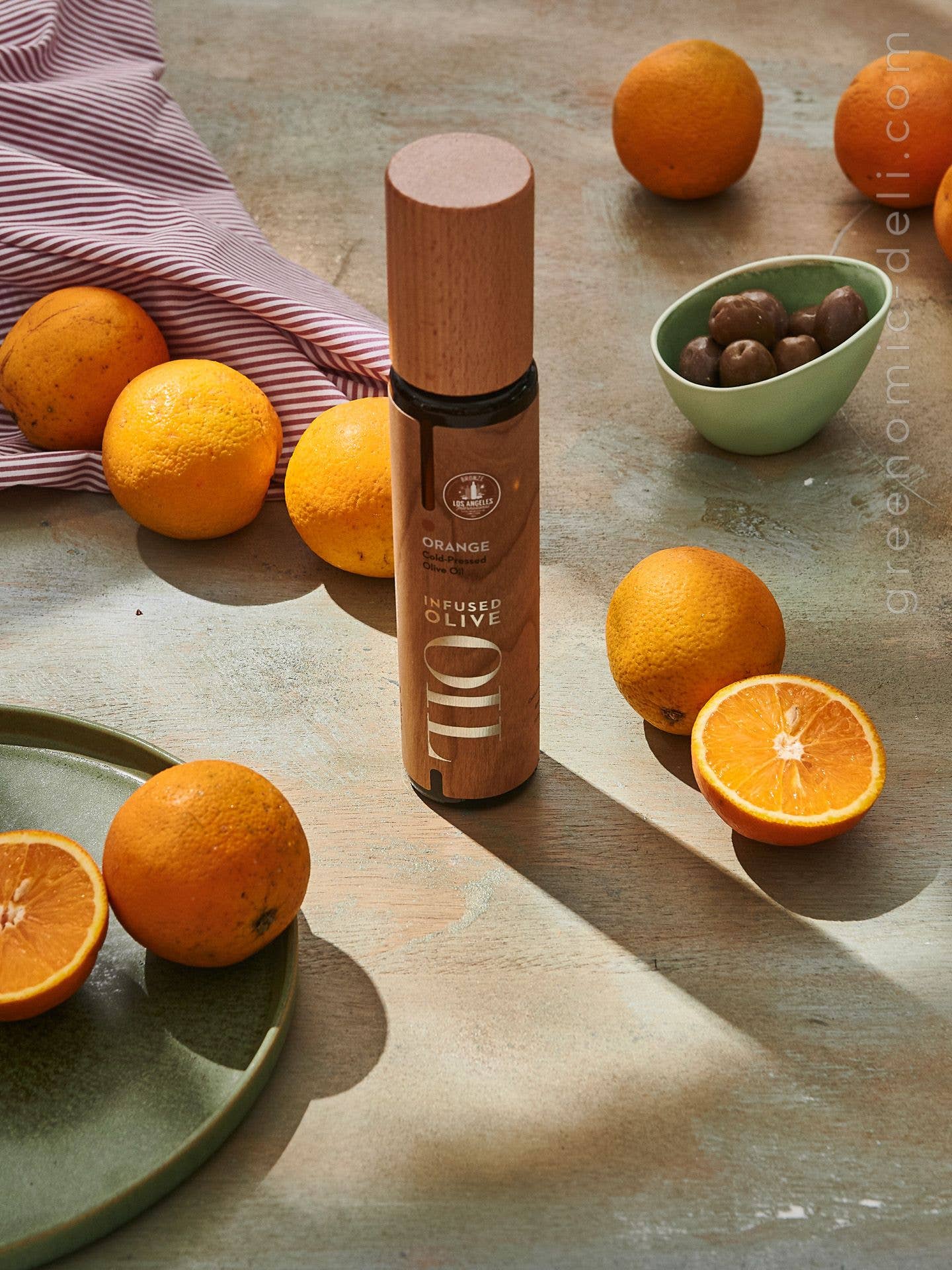 Greenomic Delicatessen – wholesale Olive oil – WOOD DESIGN REFINED LEMON OLIVE OILS2