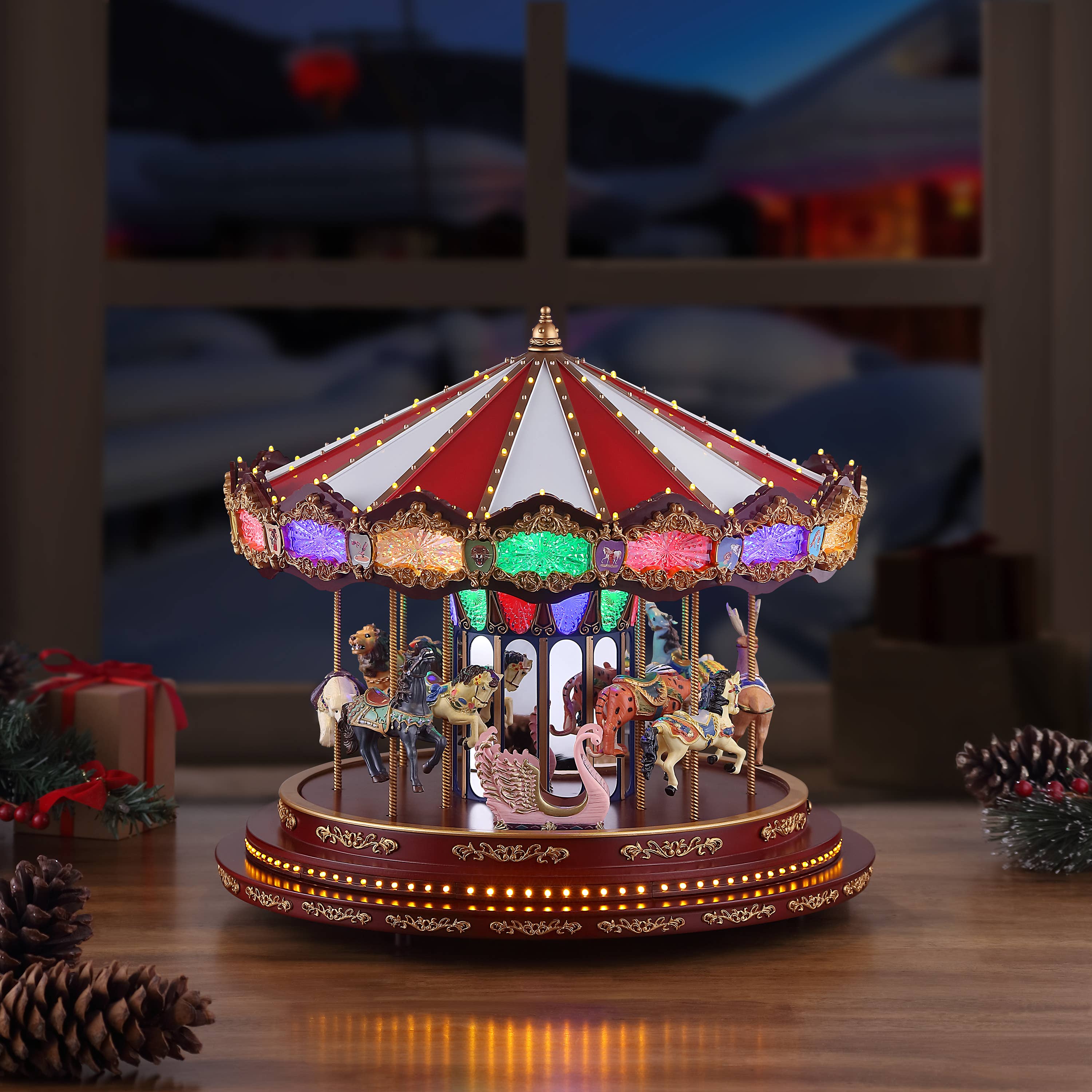 Mr. Christmas - Wholesale Christmas Decoration - Marquee Deluxe Carousel1