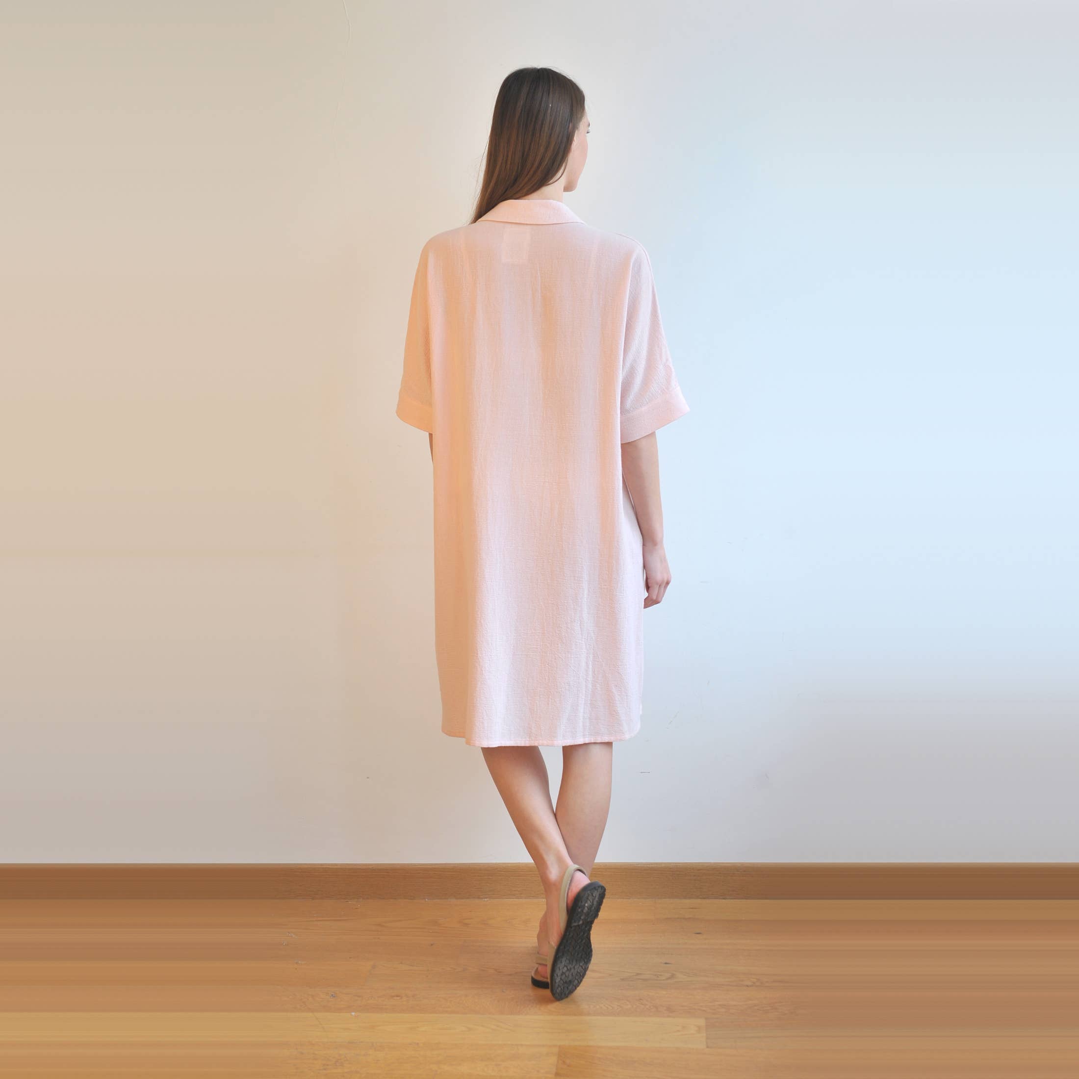 loom.ist – Vestido - Mulher por atacado – Vestido Camisa Mini Sile7