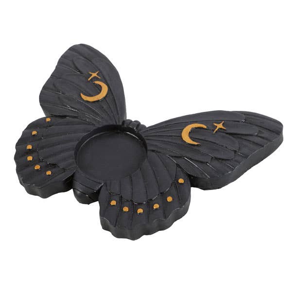 Something Different Wholesale - Wholesale Candle Holder - Black Moth Tealight Candle Holder