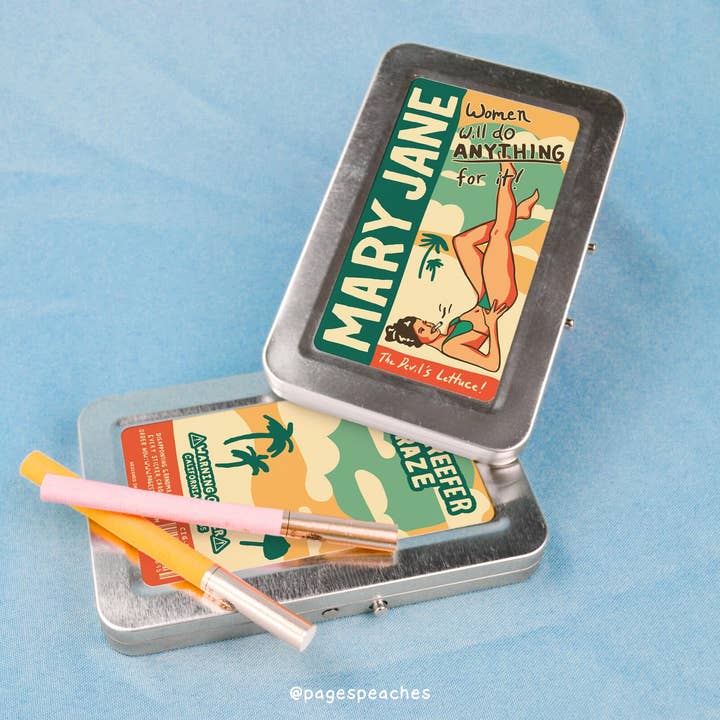 Page's Peaches - Wholesale Cigarette Case - Mary Jane Cigarette Case NEW STYLE2
