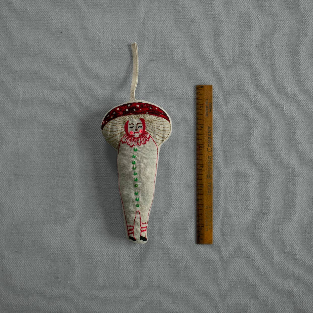 Skippy Cotton – wholesale Ornament – Baby Mushroom, Lavender & cotton filled ornament2