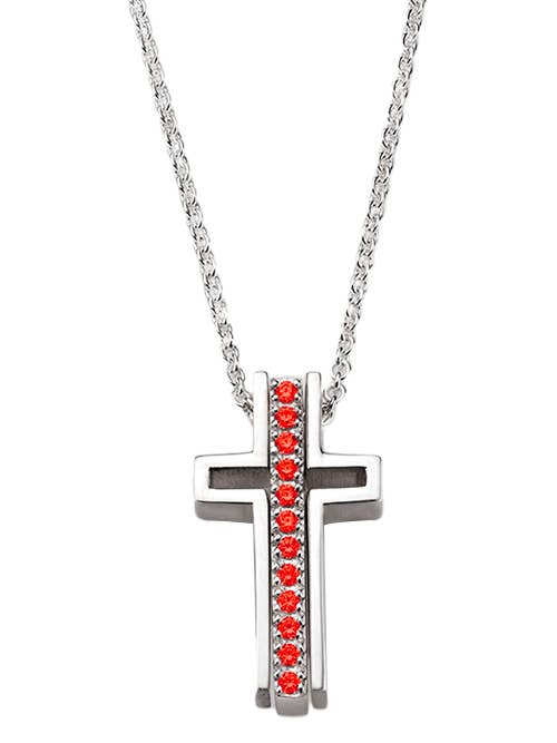 Ketting LOVE - Red Hyacint voor wholesale door Trinity Cross