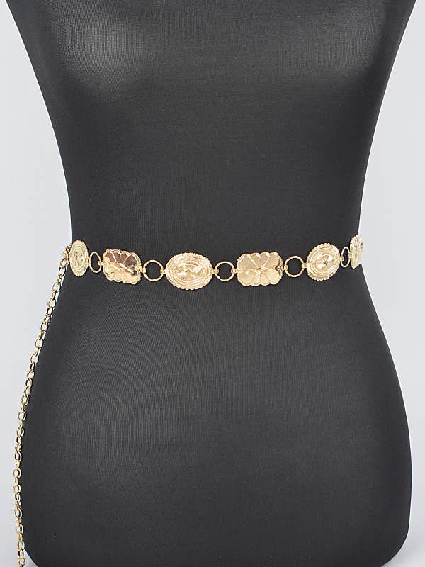 Western Style Metal Chain Belt for wholesale by Shop Neighbors
