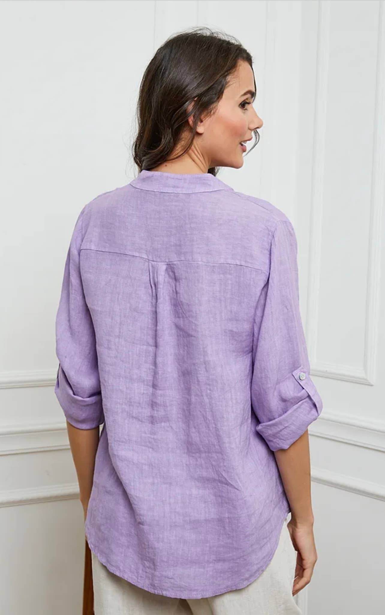 LÉA & LUC – wholesale Blus - Dam – Blus i 100 % linne REF. 664946