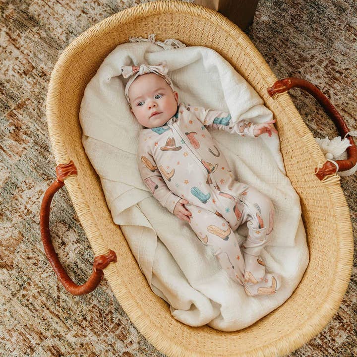 Copper Pearl - Wholesale Sleepsuit - Baby - Zip-Up Footie Pajama - Cheyenne