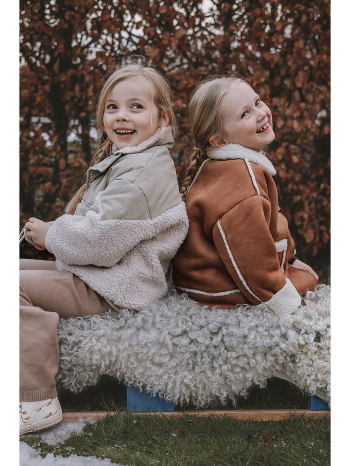 khaki Annie & Charles® Ark Outdoor Sweater for wholesale on Faire9