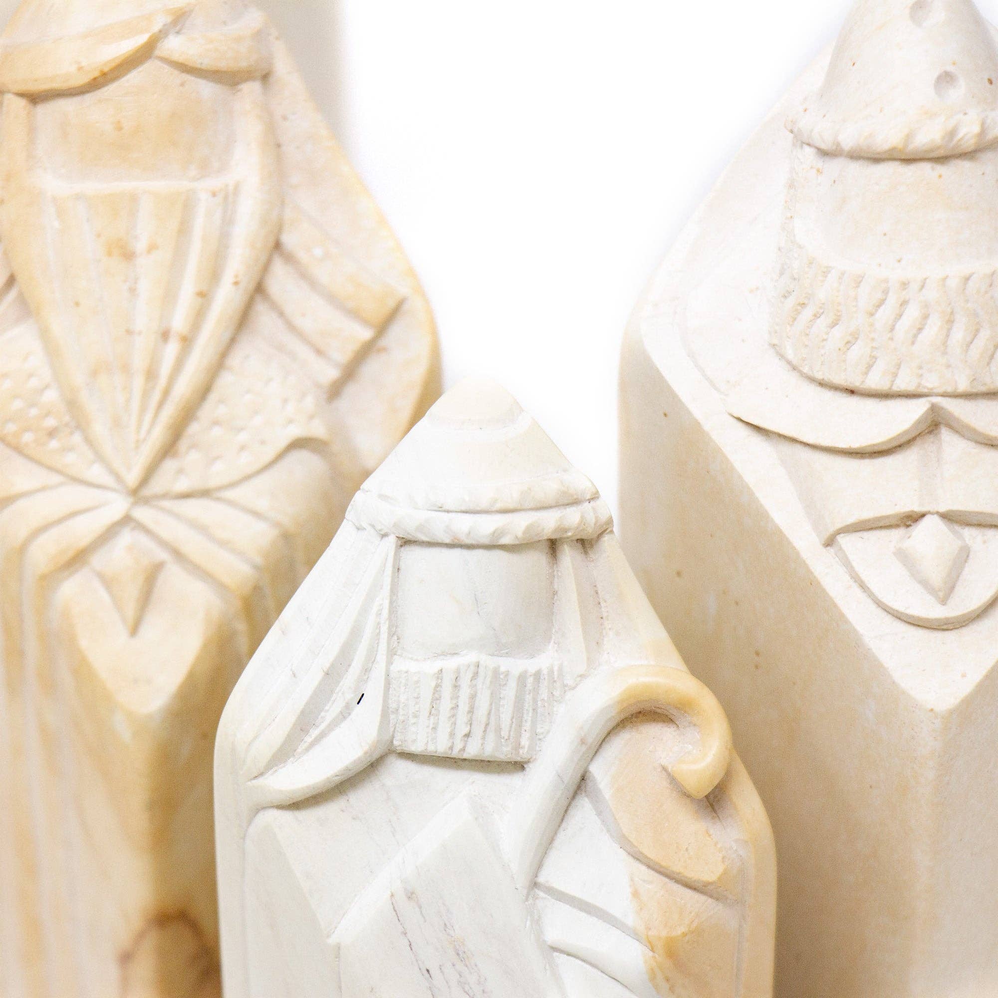 Global Crafts – Escultura por atacado – Sabapstone 9 peças de Natividade Kenya Sapstone Estátua Esculturas4