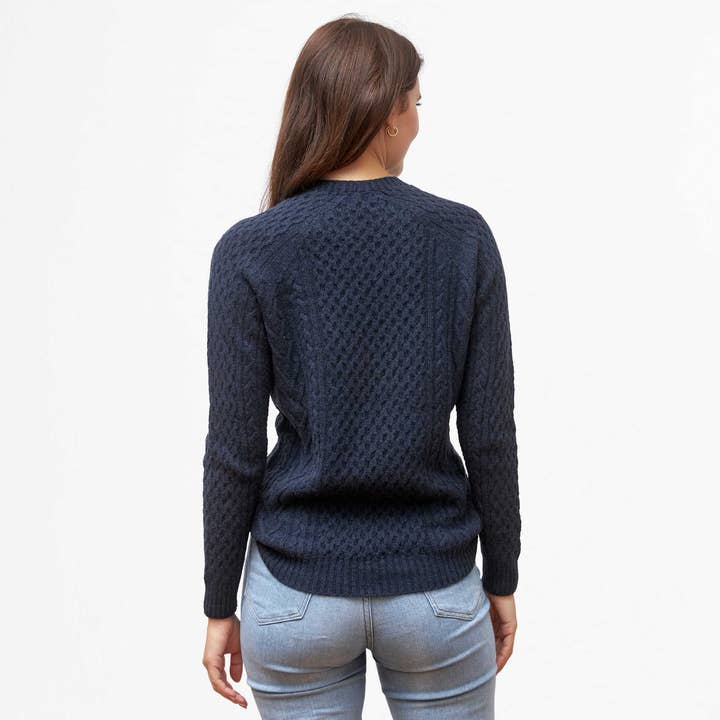 Oliver Charles - Wholesale Knit Sweater - Women's - 100% Yak Wool Cable Knit26