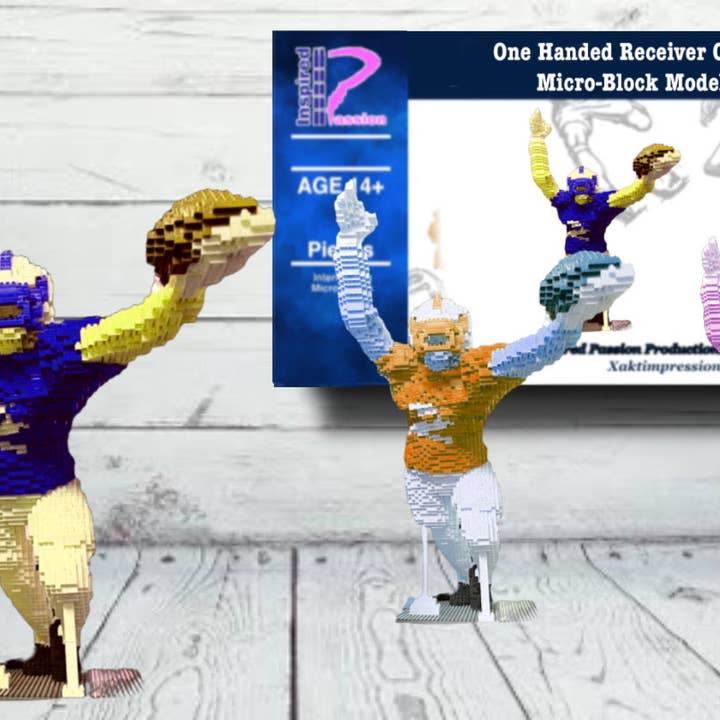 Récepteur à une main Catch, modèle MicroBlock pour la vente par Inspired Passion Productions,LLC