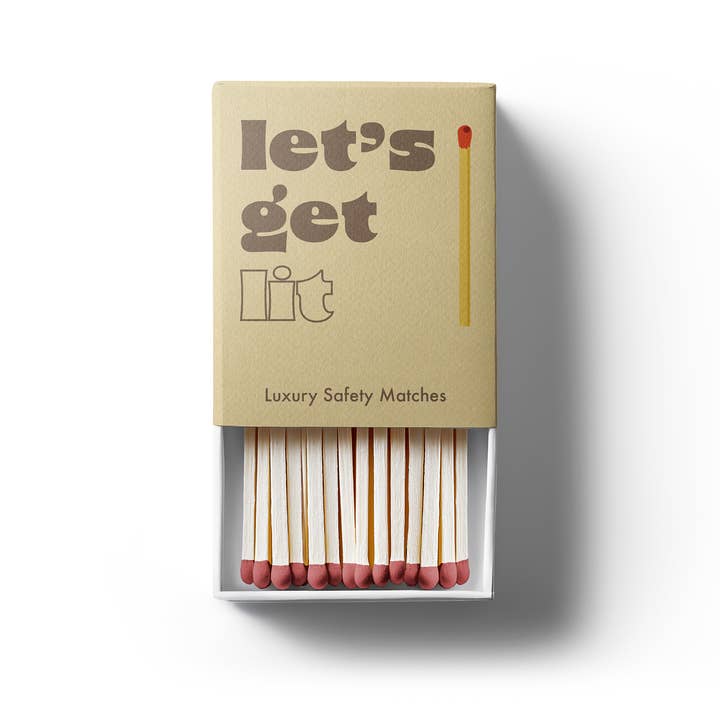 Let's Get Lit - Luxury Matches for wholesale by Austy Lou by Broken Top Brands