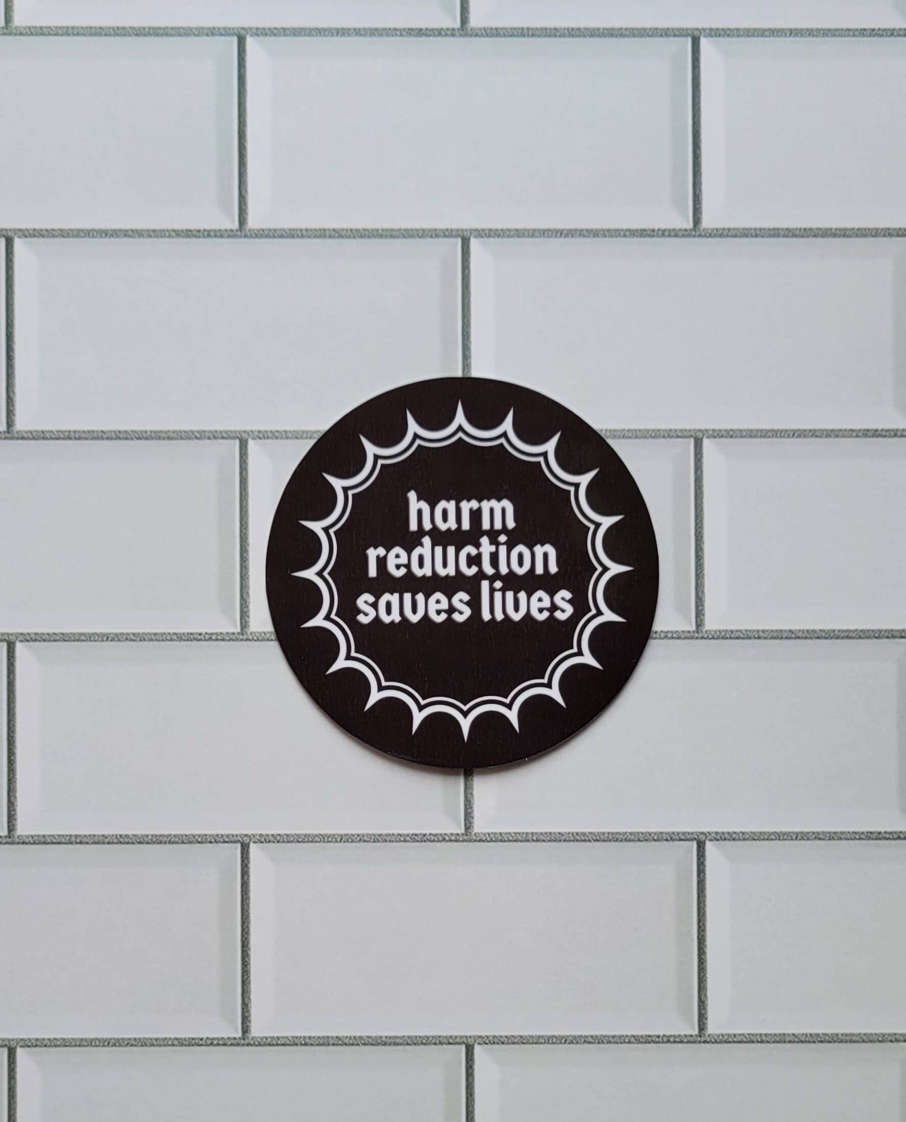 Hawburns Studio - Wholesale Sticker - Harm Reduction Saves Lives Waterproof Recovery Sticker6