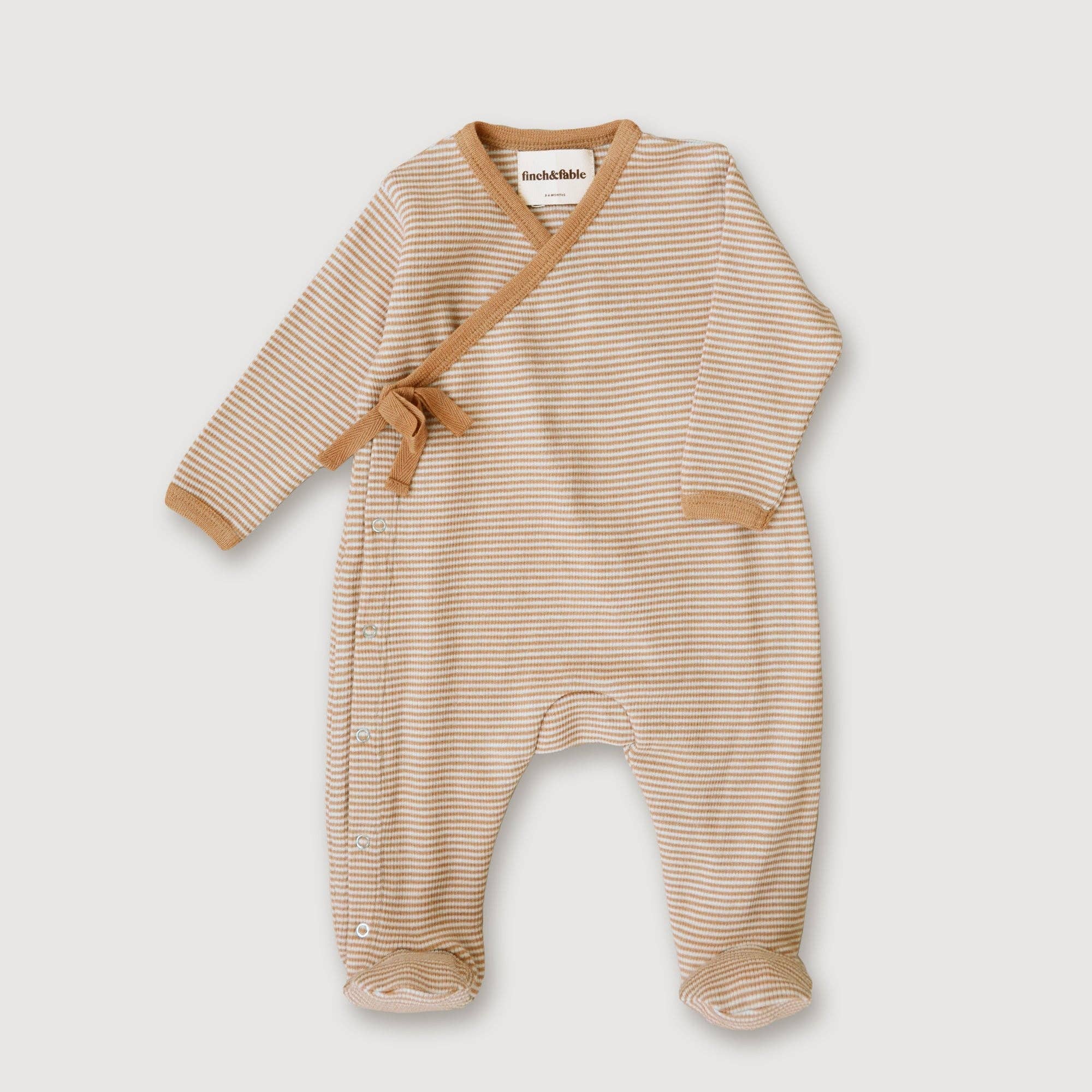 Cozy Kidz - Wholesale Jumpsuit - Baby - Ribbed Knit Wool Footie - 0-3 Months0