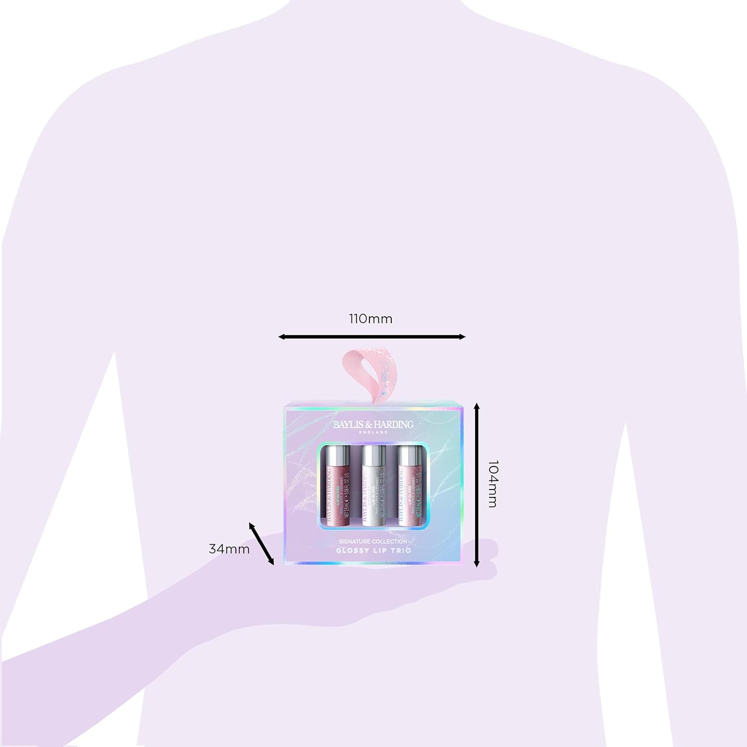 Beauty Goddess – wholesale Lip-gloss – Baylis & Harding Jojoba Glossy Lip Trio Gift Set5