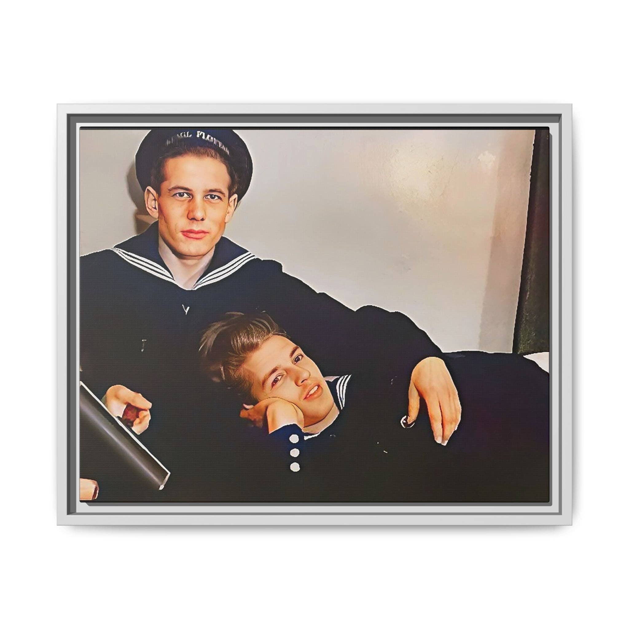 Walt & Pete - Wholesale Photograph - paire 010 | Framed Vintage Photo - Matte Canvas35