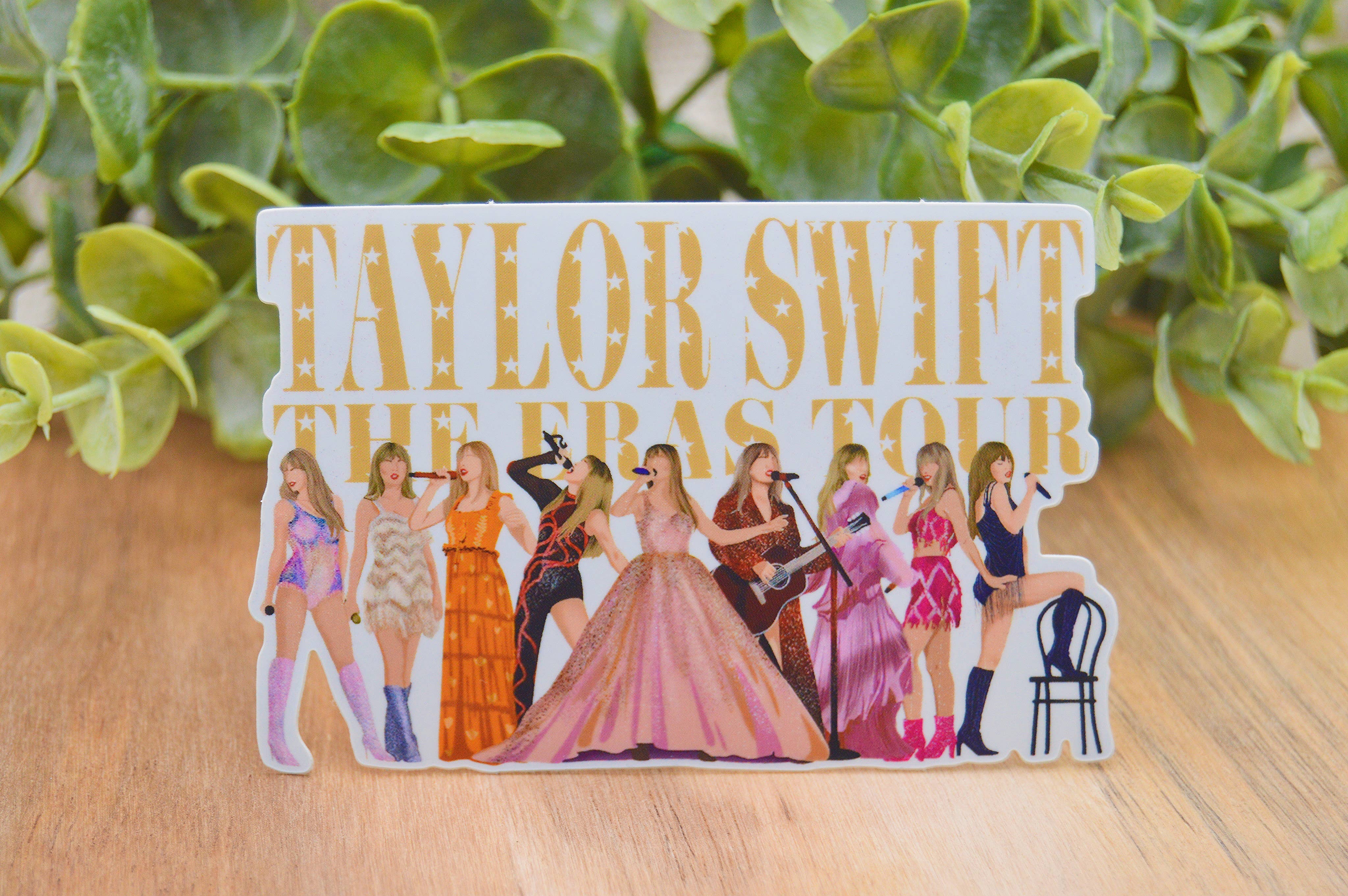 Crafted by Chris Co. - Vente Autocollant - Autocollant imperméable Taylor Swift Eras, autocollant Taylor Swift1