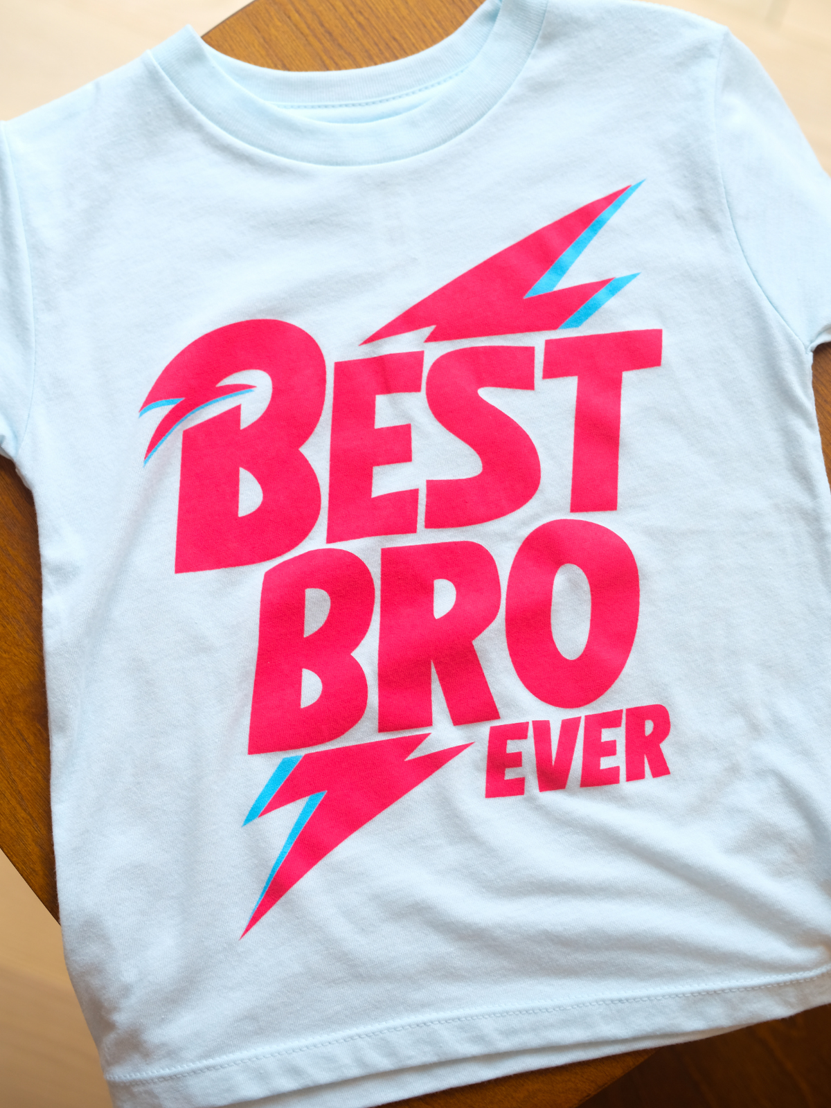 Ambitious Kids - Wholesale Screen Printed T-Shirt - Kids - Best Bro or Sister Ever | Kids Graphic Tee0