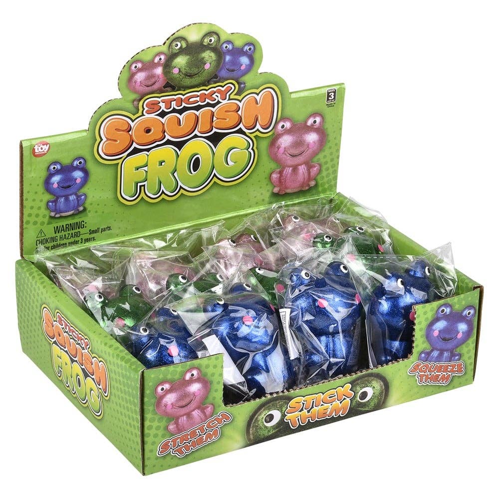 La Luna Bella - Toys - Wholesale Squishy Toy - Kids & Baby - 2.25" Squish Sticky Frog LLB Squishy Toys6