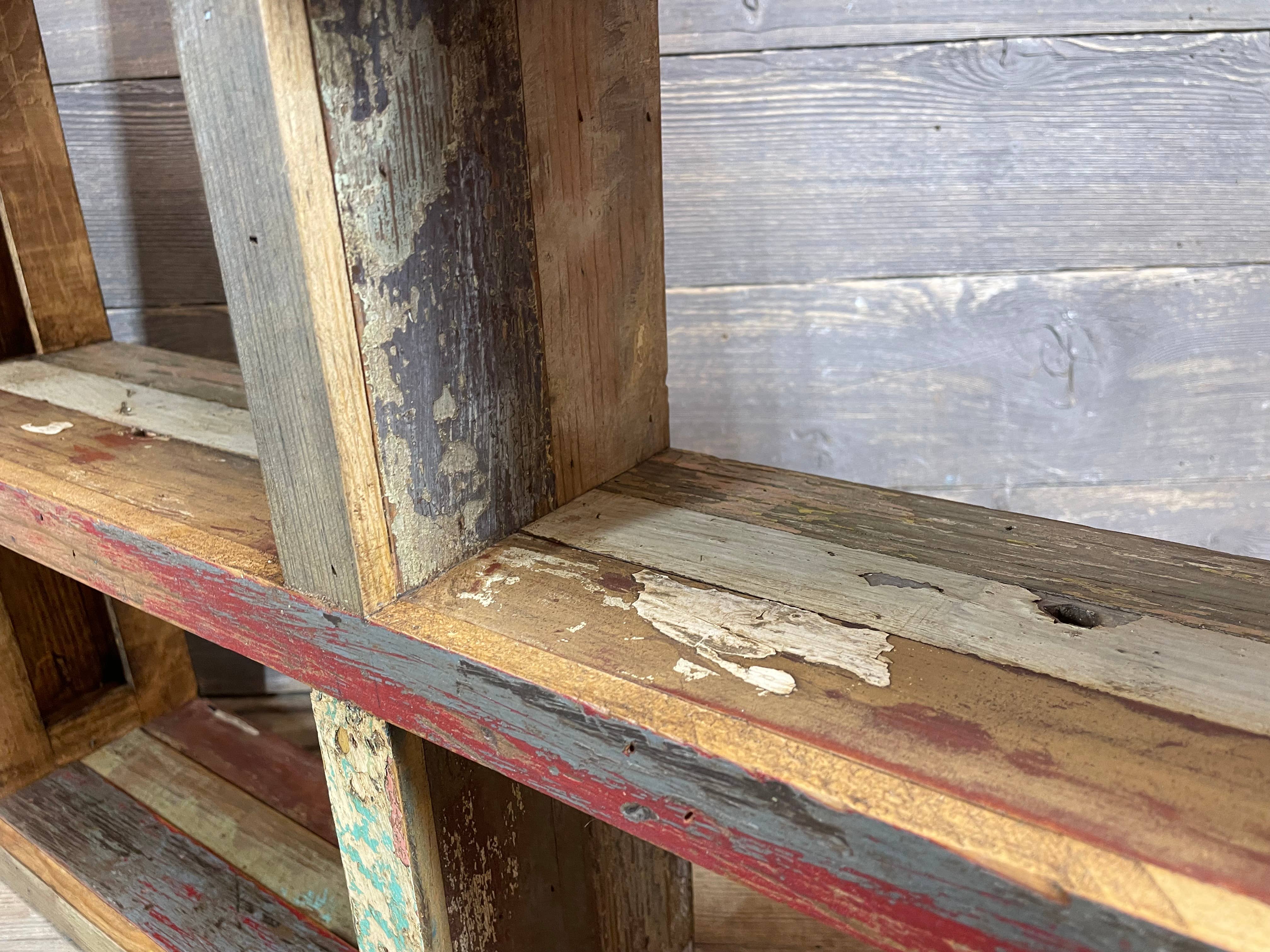 My Amigos Imports - Wholesale Wall Mounted Shelf - Arvada Reclaimed Wood Wall-Shelf-30Wx6Dx20H inches-Arvada2