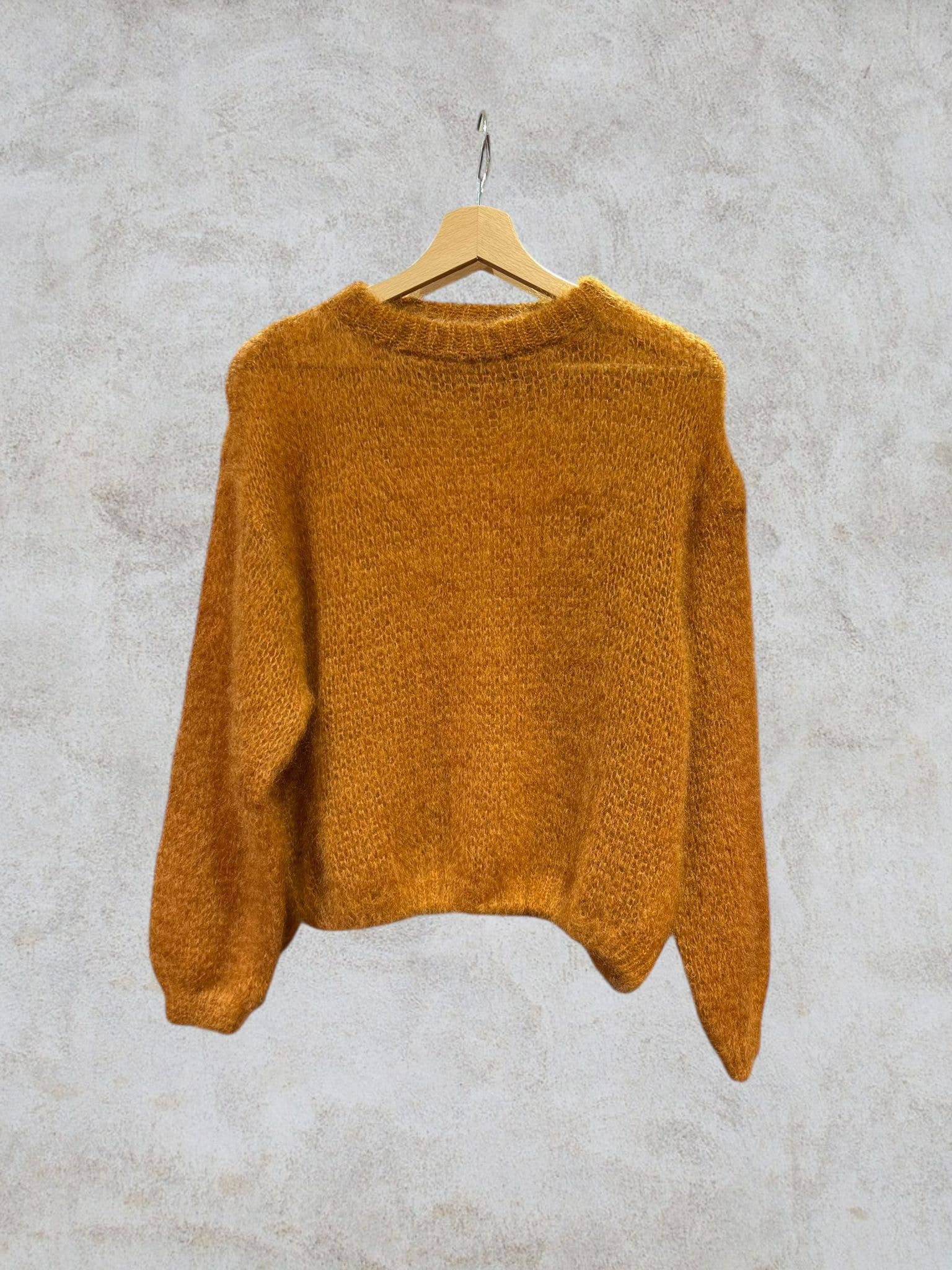 NAÏS PARIS - Wholesale Knit Sweater - Women's - Round neck long sleeve sweater in 80% kid mohair4