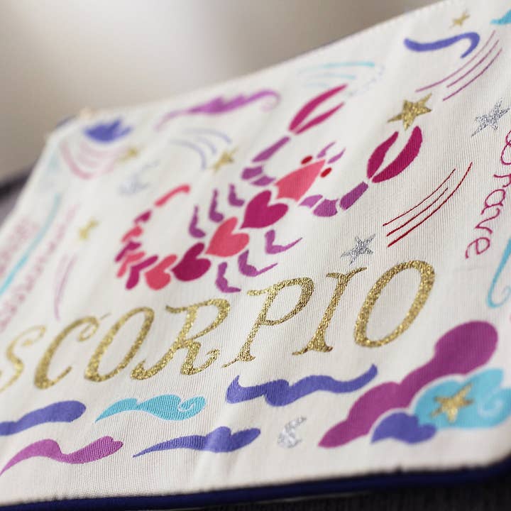 catstudio - Wholesale Pouch - Unisex - Scorpio Astrology Zip Pouch