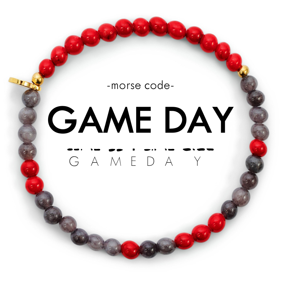 ETHICGOODS - Wholesale Beaded Bracelet - Morse Code Bracelet | GAME DAY8