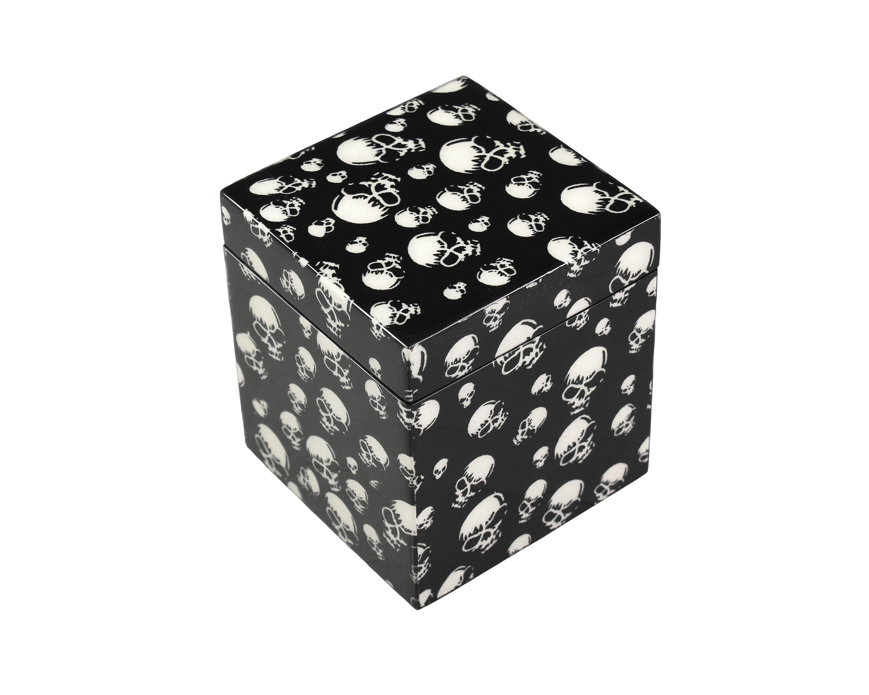 Pacific Connections - Wholesale Decorative Box - Skulls - Q Tip Box - L-86SK0