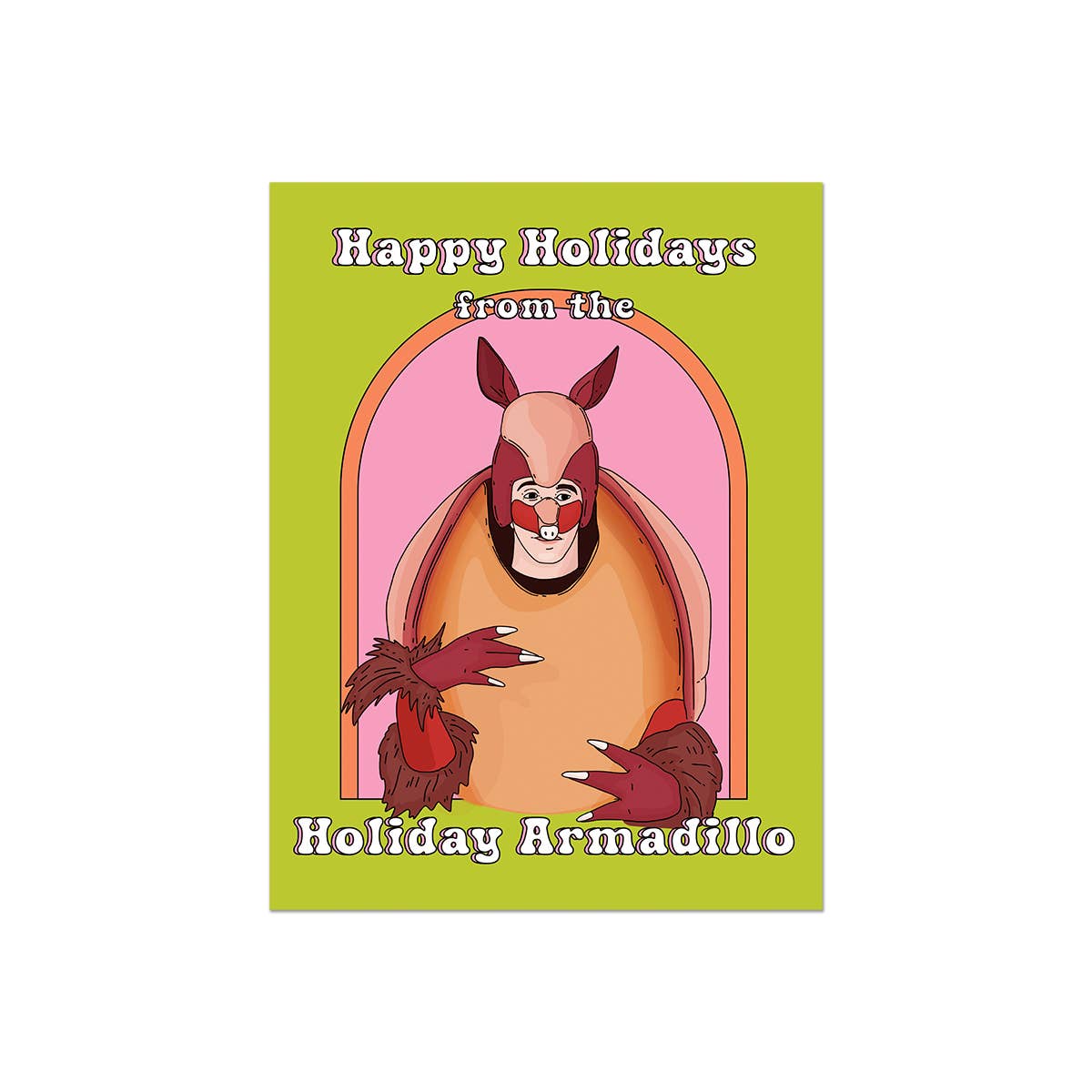 Party Mountain Paper co. - Wholesale Christmas Card - Holiday Armadillo | Christmas Card3