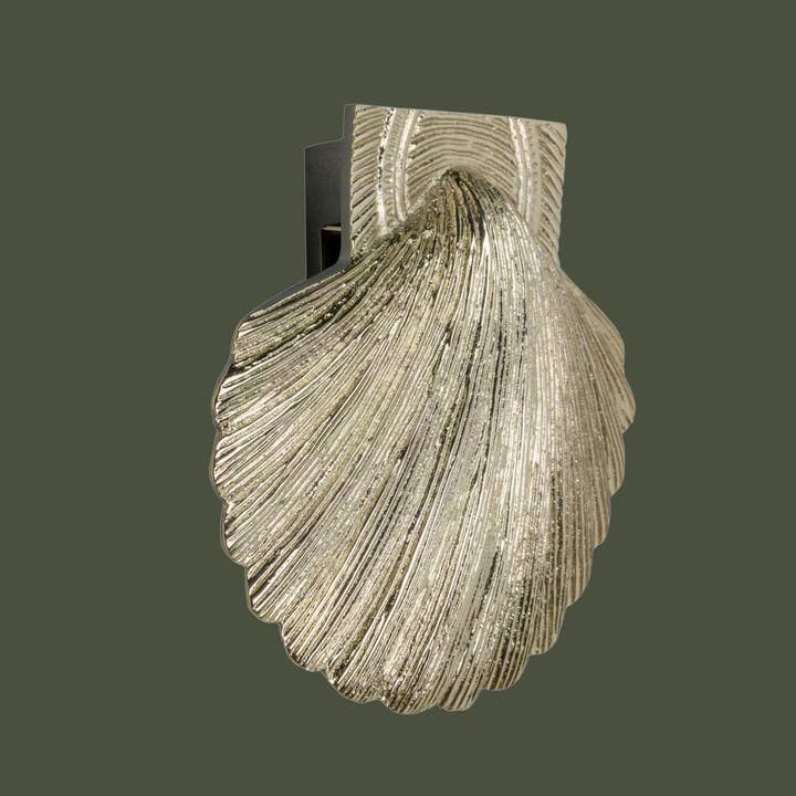 Brass bee – wholesale Knob/pull – Brass Shell Door Knocker - Nickel Finish