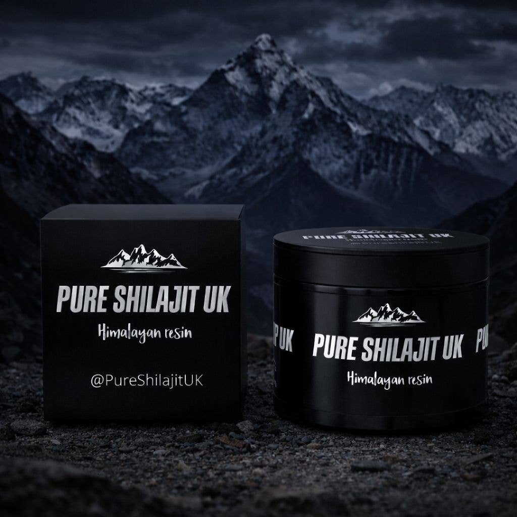 Pure Shilajit UK - Vente Supplément oral/vitamine - Résine de Shilajit Himalayen Authentique – 100g Non Marqué/WhiteLab3