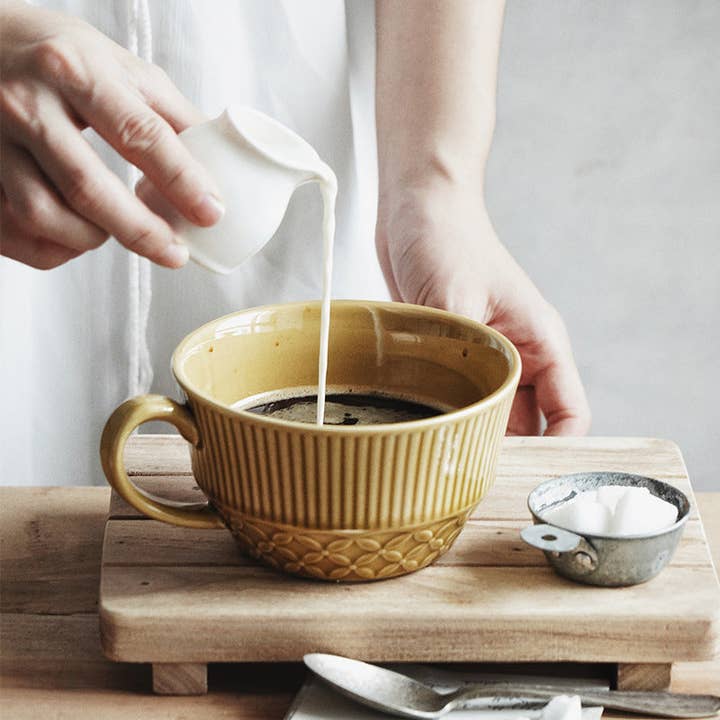 Gohobi (We cover U.S. import duties) - Wholesale Coffee mug - Gohobi Japanese Kiln-Changed Ceramic Mug8