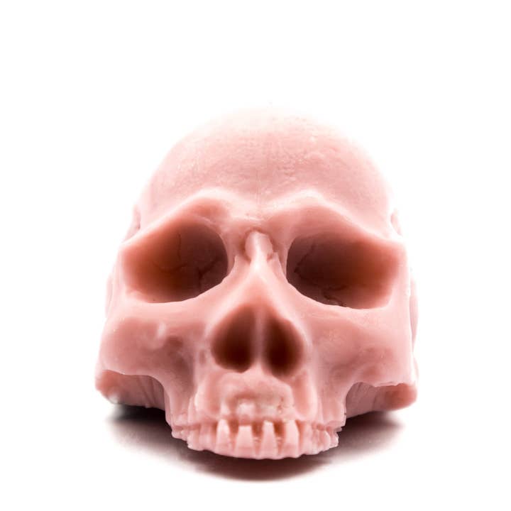 A Pleasant Thought - Wholesale Novelty Candle - Half Skull | Pillar Candle12