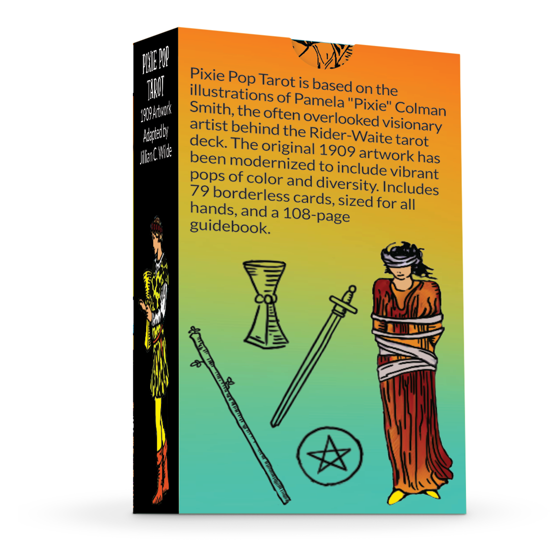 Rebel Deck – wholesale Tarot-kort – Pixie Pop Tarot – inkluderande modern Rider-Waite-lek1