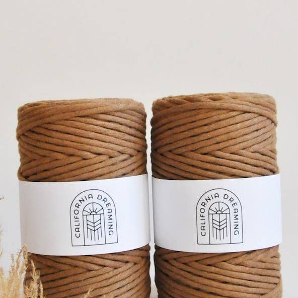 California Dreaming Macrame - Wholesale Yarn - 4mm recycled cotton rope | twisted | 100m4