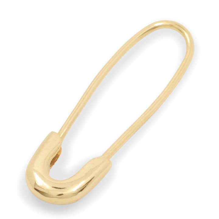 Minimal säkerhet Pin Örhänge - 14K gult guld för wholesale av Futaba Hayashi