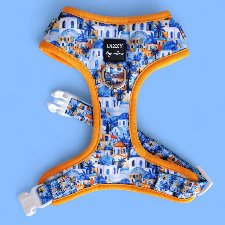 Dizzy Dog Collars - Wholesale Pet harness – Dog - DOG HARNESS | Mediterranean Magic Neck Adjustable Dog Harness