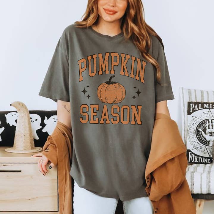 Pumpkin Season T Shirt for wholesale by Hey Jude Graphic Tees