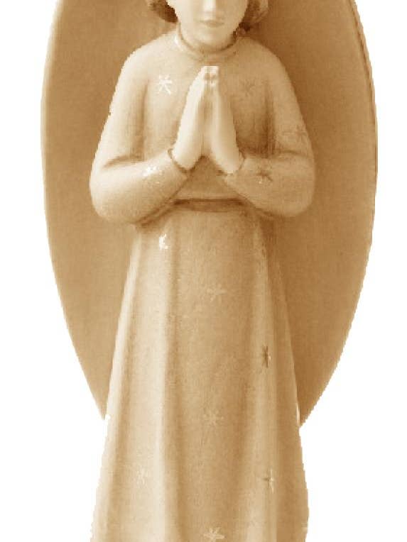 Gloria Angel carved in wood 6305 for wholesale by Dolfi