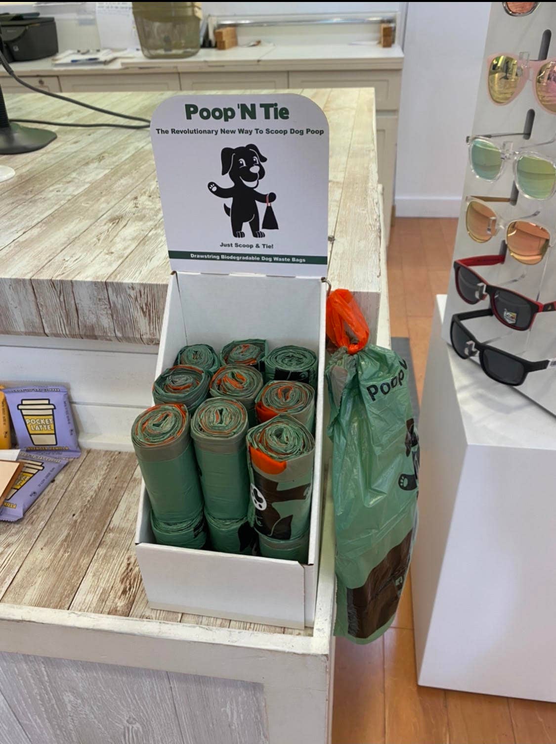 PNT Pets – wholesale Pet poo bag – Biodegradable Drawstring Closure Dog Poop Bag - 15 Bags/Roll5