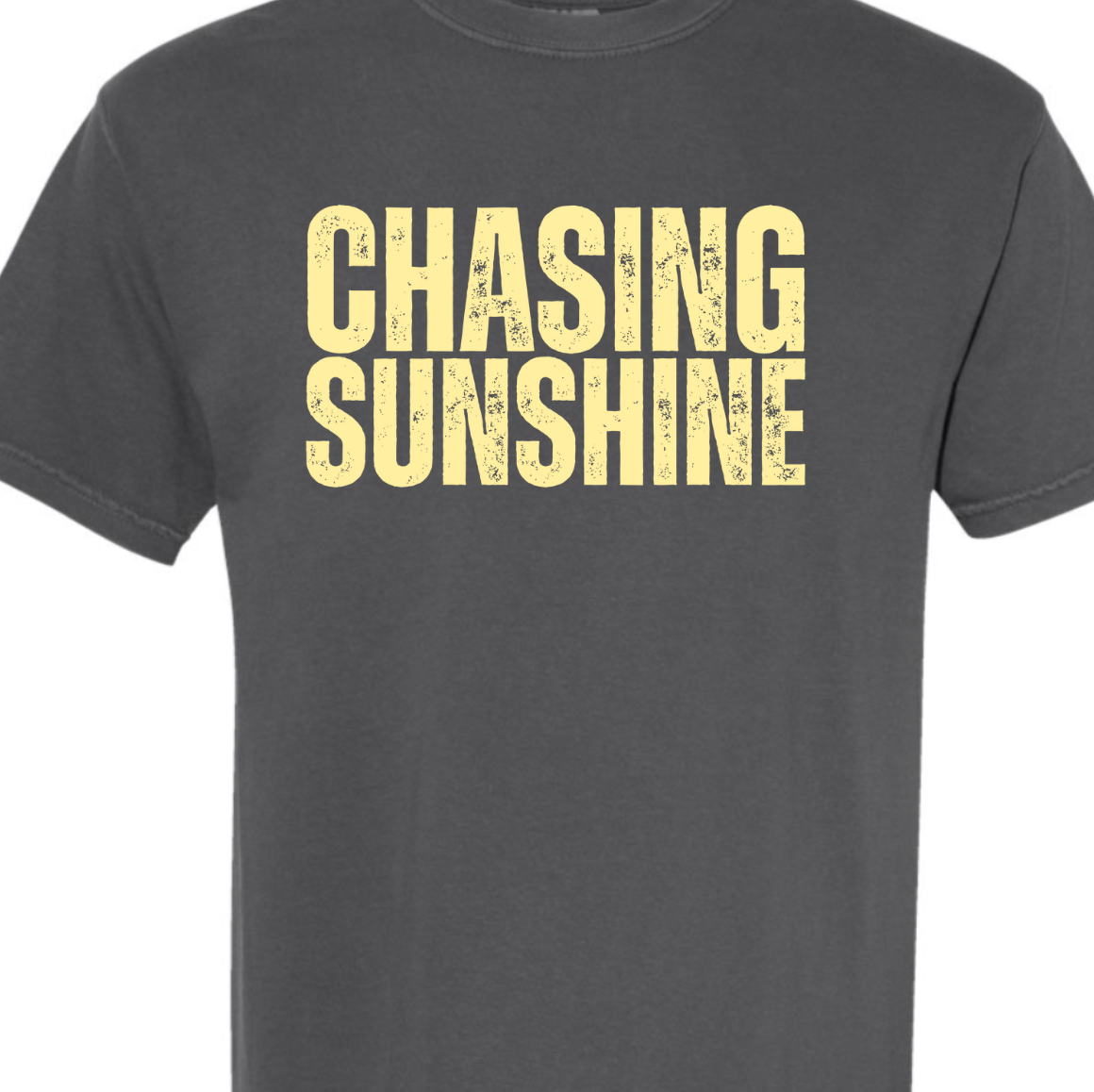 Kiki's Boutique - Wholesale Screen Printed T-Shirt - Women's - Chasing Sunshine Comfort Color Tee 10