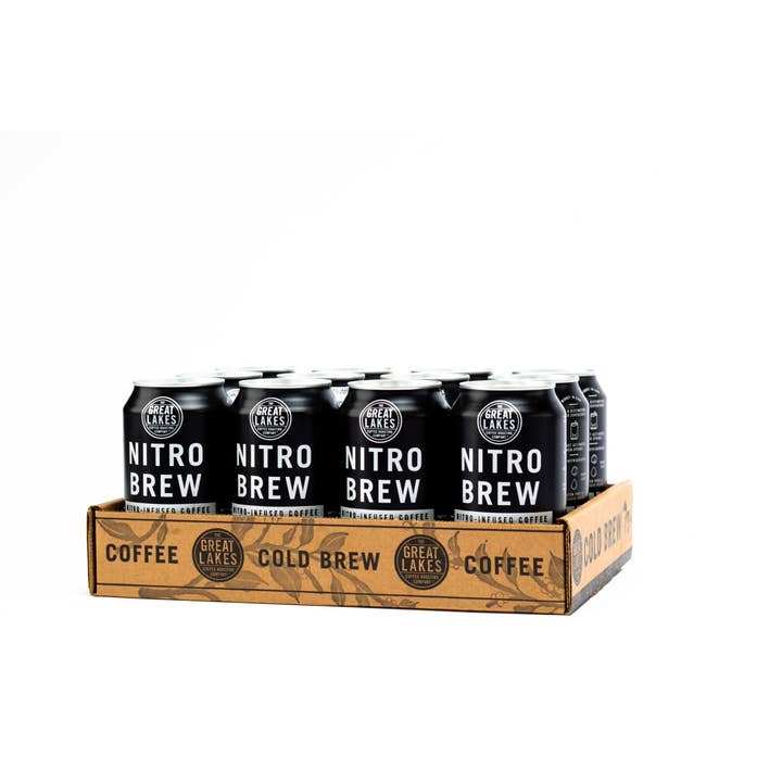 Great Lakes Coffee Roasting Company – Großhandel Eiskaffee/Cold Brew – Nitro Brew Coffee 12oz Dosen